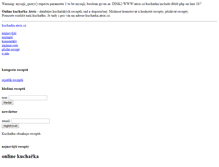 Tablet Screenshot of kucharka.atrix.cz